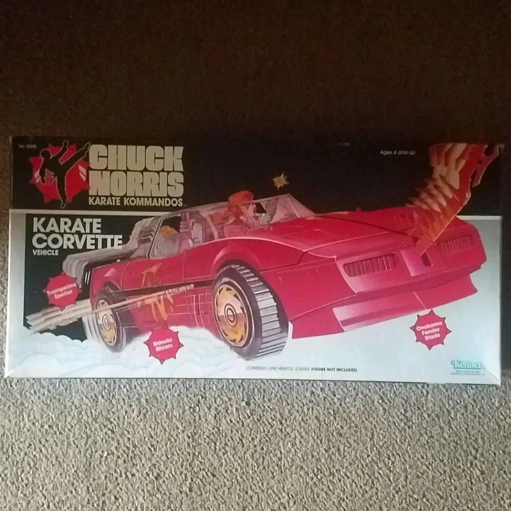 Vintage RARE 1986 Chuck Norris Karate Corvette
